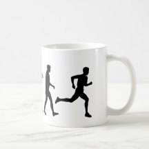 Running Runners Athletics Race and Marathon Coffee Mugs