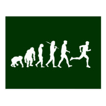Running Runners Athletics Race and Marathon Postcard