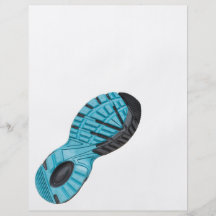 Running shoes personalized flyer