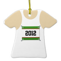 Running Singlet - Customizable Year ornaments