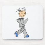 Running Stick Figure Mousepad