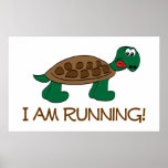 Running Tortoise Print