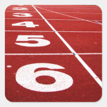 Running track stickers