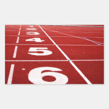 Running track stickers