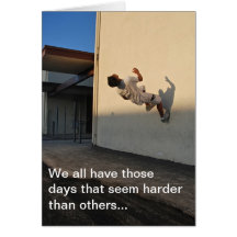 Running Up That Wall Greeting Cards