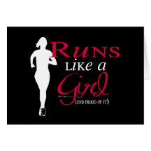 Runs Like a Girl Cards