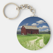 Rural Barn Key Chain