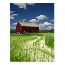 Rural Barn Postcard