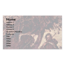 Rural Concert  By Giorgione Business Card Templates
