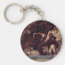 Rural Concert  By Giorgione Keychain