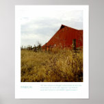 Rural Farm Photography Inspirational Quote Print