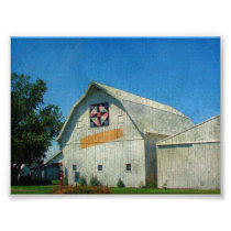 Rural Iowa Barn Art Photo