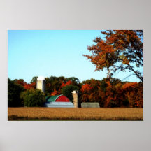 Rural Wisconsin In Autumn Posters