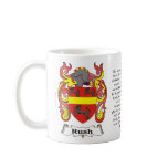 Rush, the origin, meaning and the crest coffee mug