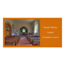Rushall St Matthew's Church Custom Photo Card