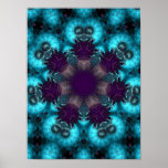 Ruskiana Fractal circle Poster