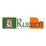 Russell Coat of Arms Bumper Sticker bumper stickers