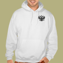 Russia Arms White Hoodie - Russian t-shirts