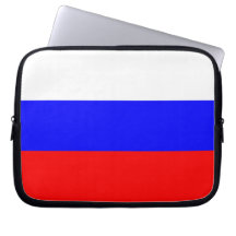 Russia Flag Laptop Sleeve