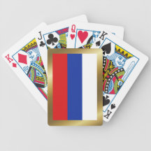 Russia Flag Playing Cards