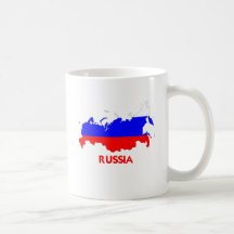 RUSSIA MAP MUGS