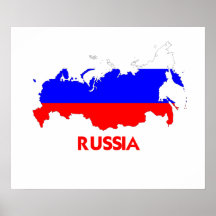 RUSSIA MAP PRINT