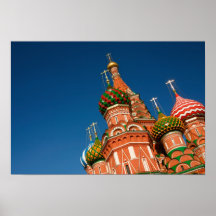 Russia, Moscow, Kremlin, Vasiliy Blessed Poster