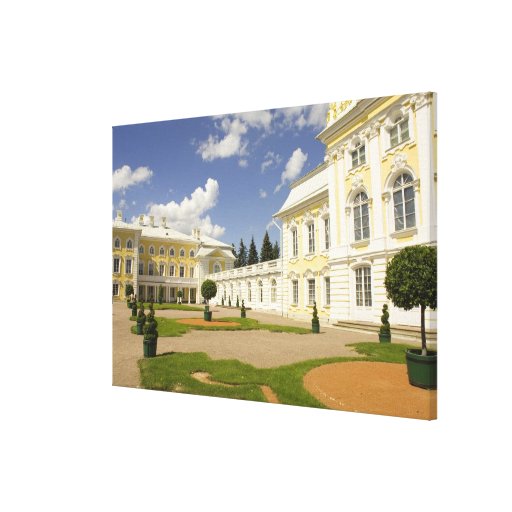 Russia. Petrodvorets. Peterhof Palace. Peter the 3 Gallery Wrapped Canvas