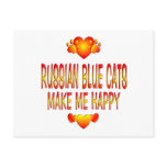 Russian Blue Cat postcards
