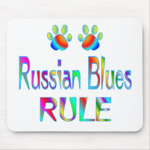 Russian Blues Rule Mouse Pads