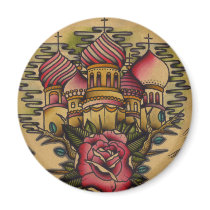 russian church fridge magnet