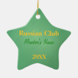 Russian Club, Foreign Language Club Ornaments