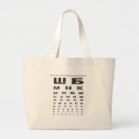 Russian Eye Chart Bag