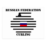 Russian Federation Curling Postcard