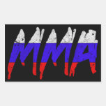 Russian Flag MMA Sticker