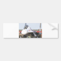 RUSSIAN FLANKER FIGHTER JET BUMPER STICKER