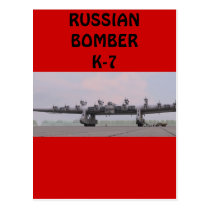 RUSSIAN K-7 BOMBER postcards