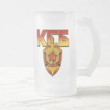 Russian KGB Badge Soviet Era Mug