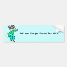 Russian Mouse Bumper Stickers