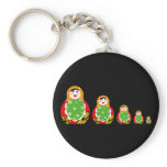 Russian nesting doll keychains