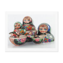 Russian Nesting Doll Postcard