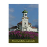Russian Orthodox Church in Summer with Fireweed