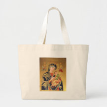 Russian Orthodox Icon - Virgin Mary and baby Jesus Canvas Bag