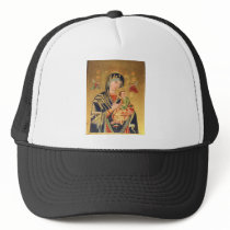 Russian Orthodox Icon - Virgin Mary and baby Jesus Mesh Hats
