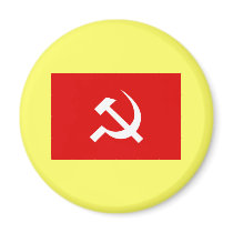 Russian USSR Hammer & Sickle button Fridge Magnets