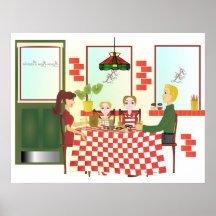Russo Rosa Pizzeria II Posters