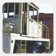 Rust Graveyard Square Sticker