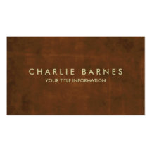 Rust Grunge Business Card