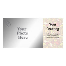 Rust Turtles PhotoCard Template Customized Photo Card