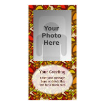 Rust Turtles Vertical PhotoCard Template Custom Photo Card